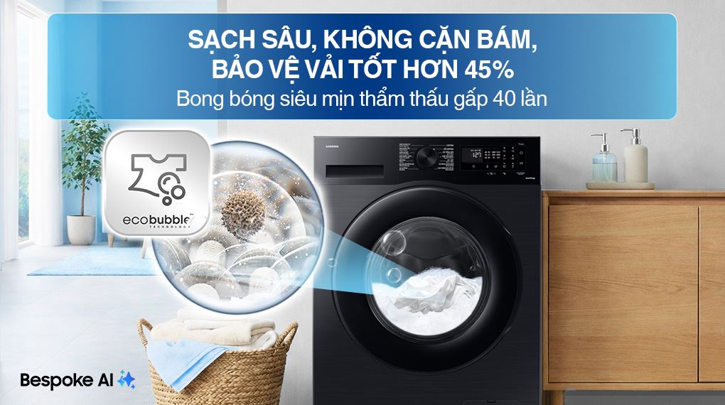 Máy giặt Samsung Inverter 12 kg WW12CGC04DABSV - ảnh mô tả