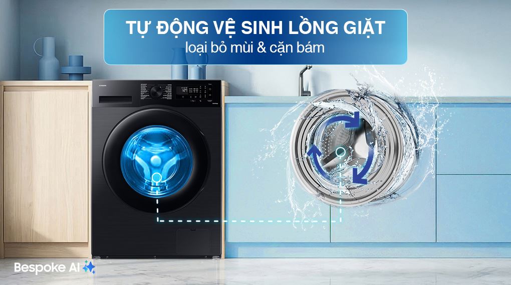 Máy giặt Samsung Inverter 12 kg WW12CGC04DABSV - ảnh mô tả